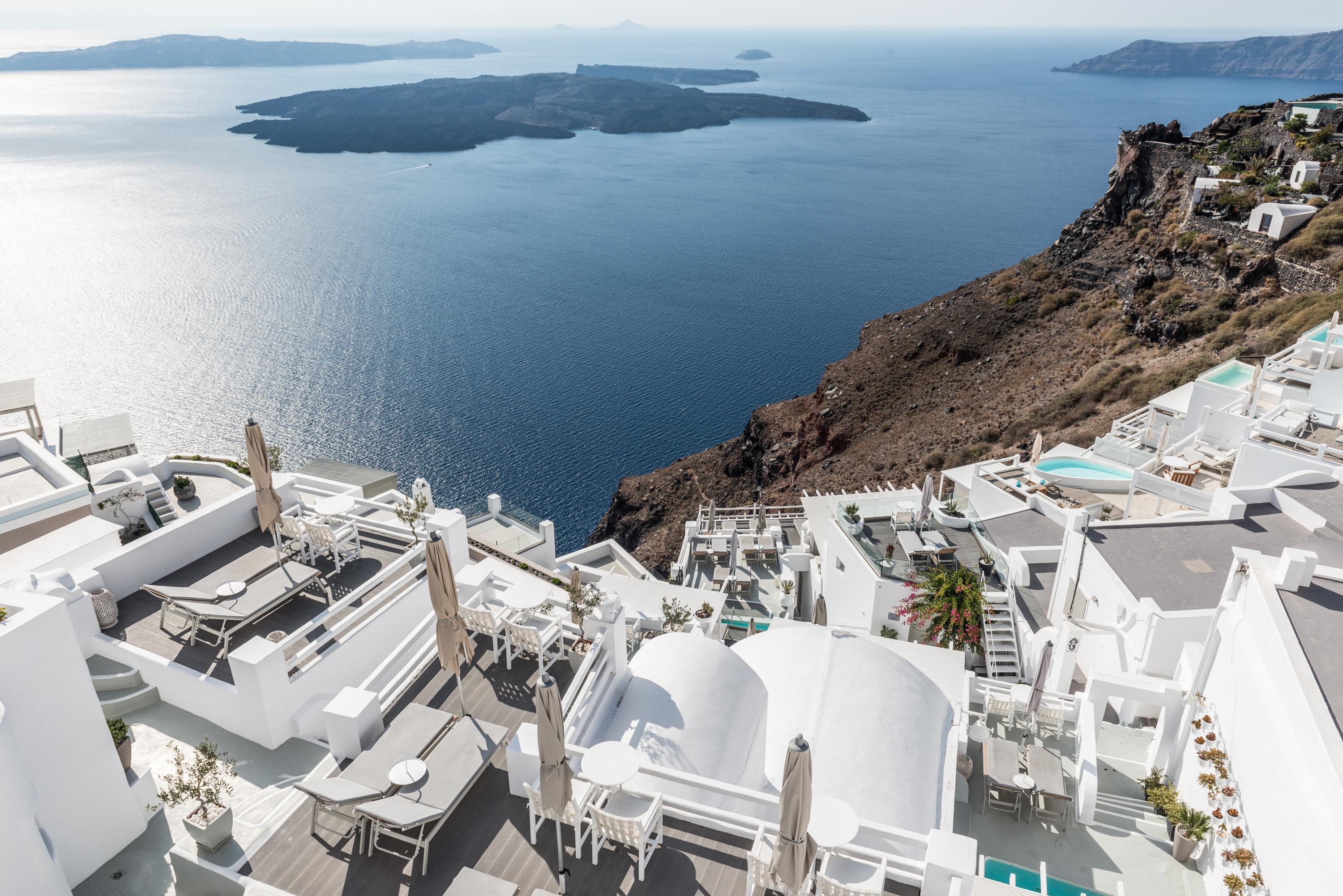 On The Rocks - Small Luxury Hotels Of The World Imerovigli  Exterior photo